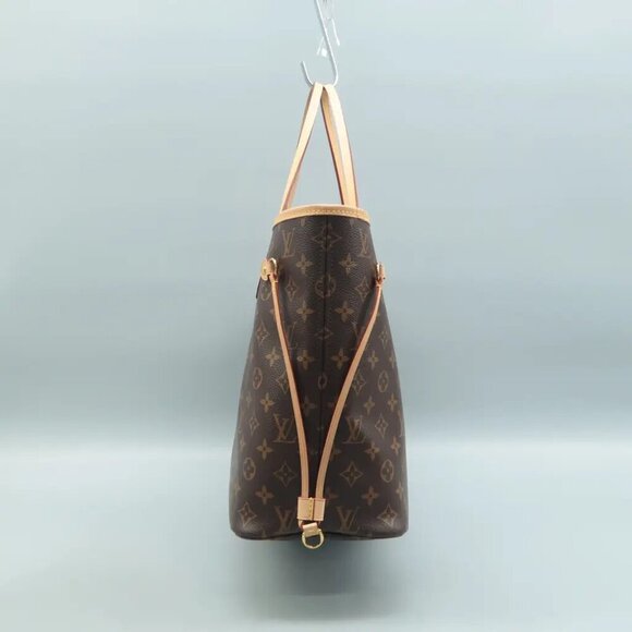 100% Authentic Louis Vuitton Neverfull MM Brown W/P Monogram Canvas Shoulder Bag - Picture 3 of 12